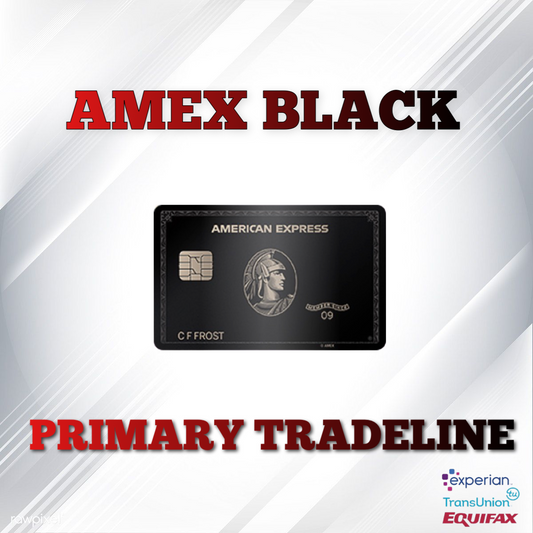 Amex Black Primary Tradeline